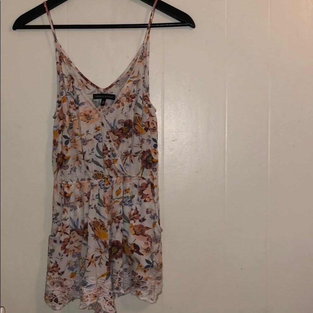 Flowery Kendall and Kylie Romper